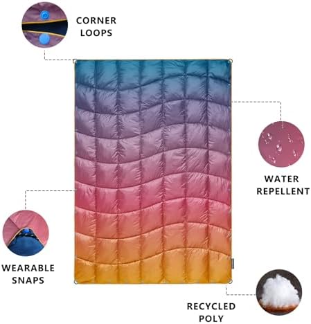 Camping Blanket Puffy Camp Blanket Large Outdoor Blanket
