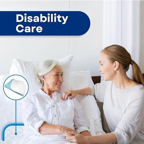 RMS Ultra Soft 4-Layer Washable and Reusable Incontinence Bed Pad, 24"x36"