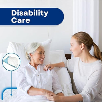 RMS Ultra Soft 4-Layer Washable and Reusable Incontinence Bed Pad, 24"x36"