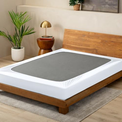 Bare Home King Size Box Spring Cover Wrap Around (King, White)