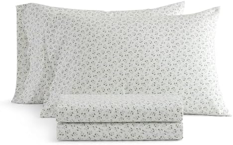 Martha Stewart - Twin Size Sheet Set with Fitted Sheet & Pillowcase