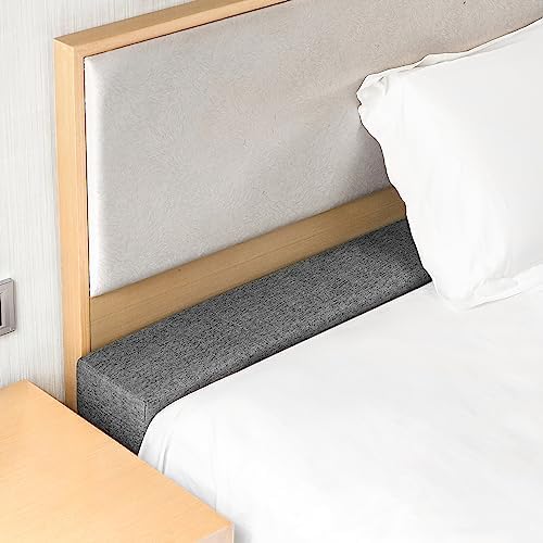 DEEPSHARK Bed Gap Filler for King Mattress, High-Density 45D Sponge, Removable and Washable Cover, Mattress Extender Filler for Headboard Gap, Bed Space Crack, Wall(78"×8"×8", King)