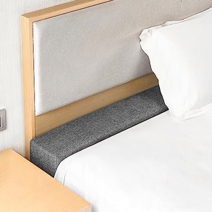 DEEPSHARK Bed Gap Filler for King Mattress, High-Density 45D Sponge, Removable and Washable Cover, Mattress Extender Filler for Headboard Gap, Bed Space Crack, Wall(78"×8"×8", King)