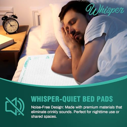 MILDPLUS Heavy Duty Underpads 30x36 Inch, 75 Count, Ultra 10 Times More Absorbent & Tear-Resistant Disposable Bed Pads with Cloth Backing for Incontinence, Adults & Elderly Care
