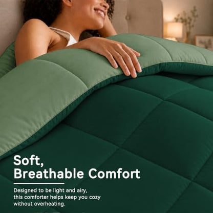 Anluoer Full Size Comforter Sets, 7 Piece Bed in a Bag Full Bedding Sets