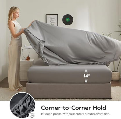 Joiedomi Full Size Comforter Set with Sheets Black, 7 Pieces Full Size Bed Set with 1 Down Alternative Comforter, 1 Flat Sheet, 1 Fitted Sheet, 2 Pillowcases and 2 Pillow Shams, Bed in a Bag