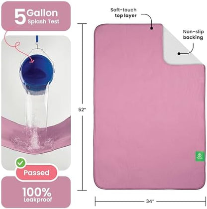 IMPROVIA® Washable Underpads, Heavy Absorbency Reusable Incontinence Pads