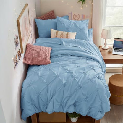 BEDELITE Twin XL Comforter Set Cornflower Blue,Lightweight & Soft Comforter