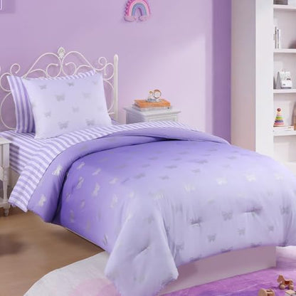 Twin Comforter Set with Sheets for Girls-5 Pieces Twin Bedding Sets