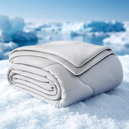 EASELAND Cooling Comforter Twin, Upgraded Double-Sided Q-MAX 0.45+