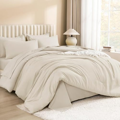 Litanika Twin/Twin XL Comforter Set with Sheets - 5 Pieces Bed in a Bag