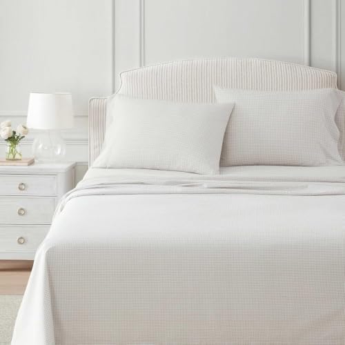 Martha Stewart - Twin Size Sheet Set with Fitted Sheet & Pillowcase