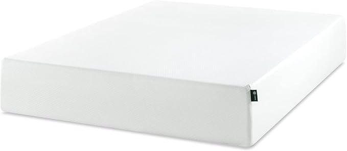 Zinus 12 Inch King Green Tea Memory Foam Mattress [New Version], Fiberglass Free, Medium Firm Feel, Zoned Pressure Relief, Certified Safe Foams & Fabric, Mattress in A Box