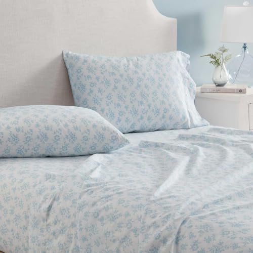 Martha Stewart - Twin Size Sheet Set with Fitted Sheet & Pillowcase