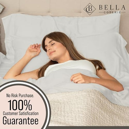Bella Coterie | Luxury Bamboo Viscose Queen Size Fitted Sheet Only