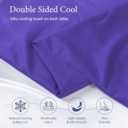 Cooling Comforter for Hot Sleepers, King 106x90, Lavender