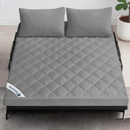 Queen Mattress Topper Pad Protector Waterproof, Mattress Cover Queen Size