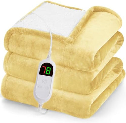 greenoak Heated Blanket Electric Throw Heating 50"X60",Gifts for Women
