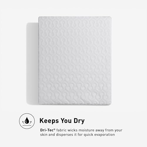 Bedgear Dri-Tec Waterproof Mattress Protector– Cooling Moisture-Wicking Mattress Cover | Breathable Noiseless Mattress Pad with Deep Pocket | Adjustable Base & Machine Washable - Split Head Cal King