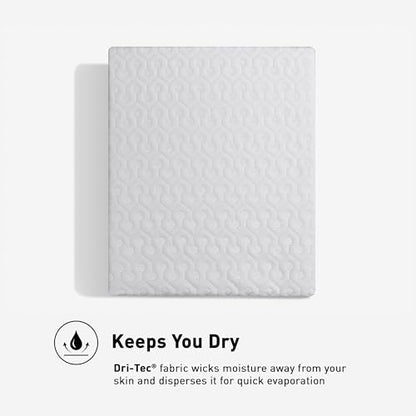 Bedgear Dri-Tec Waterproof Mattress Protector– Cooling Moisture-Wicking Mattress Cover | Breathable Noiseless Mattress Pad with Deep Pocket | Adjustable Base & Machine Washable - Split Cal King