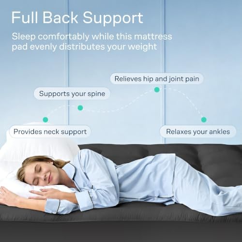 Niagara Sleep Solution 100% Cotton Top Cal King Mattress Pad, Pillow Top