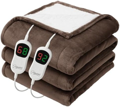 Homemate Heated Electric Blanket Queen Size 84"x 90" Heating Blanket