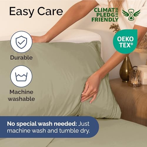 Full Size 4 Piece Sheet Set - Ultra Soft & Cooling Sheets - Taupe