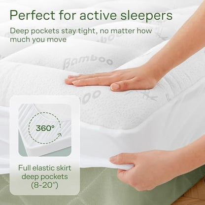 Niagara Sleep Solution Twin XL Ultra Soft Mattress Topper—Back Pain Relief