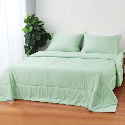 Bamboo Viscose Summer Comforter/Blanket Queen Size- Ultra Soft & Breathable Comfort - Perfect Medium Weight for Snuggling Without Overheating - Stay Cool & Cozy All Night