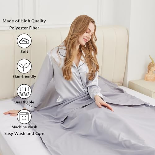 Sleeping Bag Liner, Ultralight & Compact Travel Sheet for Hotel
