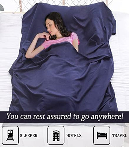 Sleeping Bag Liner All-Season Travel Sleep Sack for Adults
