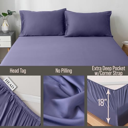 Bella Coterie | Luxury Bamboo Viscose Twin XL Size Fitted Sheet Only