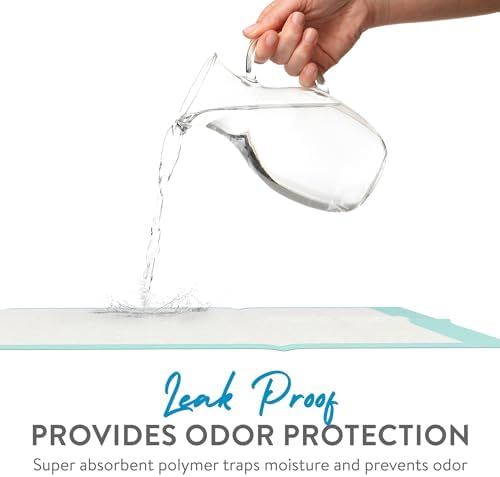 Inspire Super Absorbent Disposable Bed Pads for Chronic Incontinence Ultra Thick and Absorbent Bed Pads Disposable Adult | Pee Pads for Adults (36" X 36" Pack of 50) XX Large