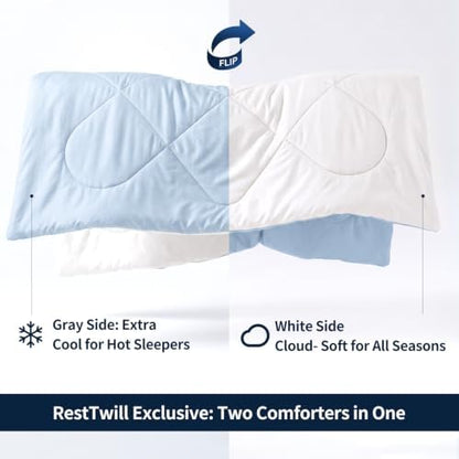Dual-Sided Cooling Comforter King, for Hot Sleepers