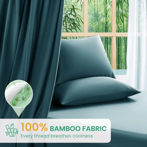 SONORO KATE 100% Viscose Derived from Bamboo_Sheets Queen Size,4PC