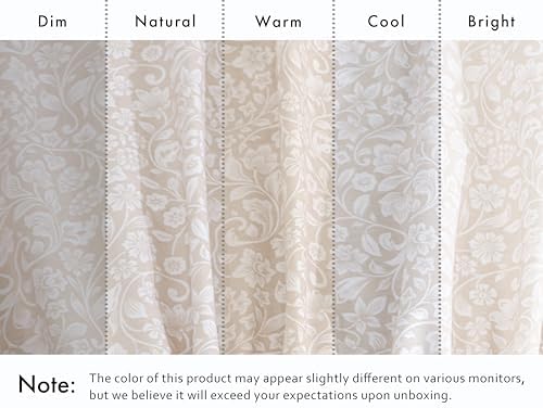 RUVANTI 100% Cotton Percale King Sheets, King Size Sheets Set, Orchid Charm