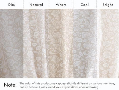 RUVANTI 100% Cotton Twin Sheets, Percale Weave Twin Sheet Set, Orchid Charm