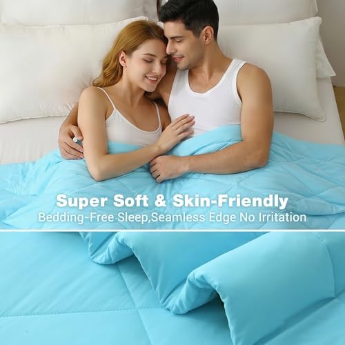 Viviland Cooling Blanket, Blue, Twin XL 68 x 90 inches