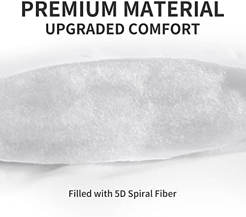 SLEEP ZONE Twin XL Mattress Pad Dorm Bedding Cooling Topper for College, Quilted Fitted Cover Washable, Soft Fluffy Down Alternative Mattress Protector, Deep Pocket 8~21 inch (White, Twin XL)