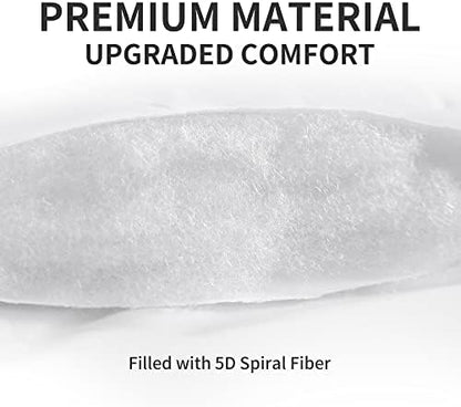 SLEEP ZONE Twin XL Mattress Pad Dorm Bedding Cooling Topper for College, Quilted Fitted Cover Washable, Soft Fluffy Down Alternative Mattress Protector, Deep Pocket 8~21 inch (White, Twin XL)