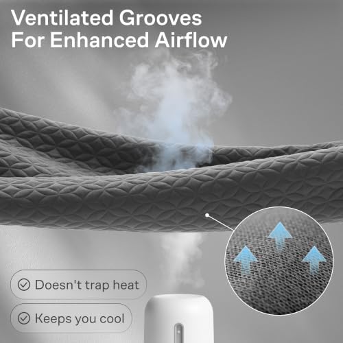 100% Waterproof Noiseless & Breathable Twin Size Mattress Protector - Gray