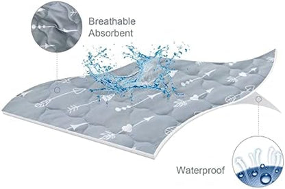 Pack and Play Mattress Protector Sheets, Waterproof Mattress Pad Cover