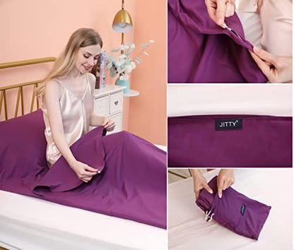 JITTY Sleeping Bag Liner 83"x45" for Travel Camping Hiking Home Hotel