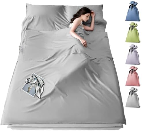 Sleeping Bag Liner, Travel Sheets for Hotel, Sleep Sack for Adults