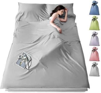 Sleeping Bag Liner, Travel Sheets for Hotel, Sleep Sack for Adults