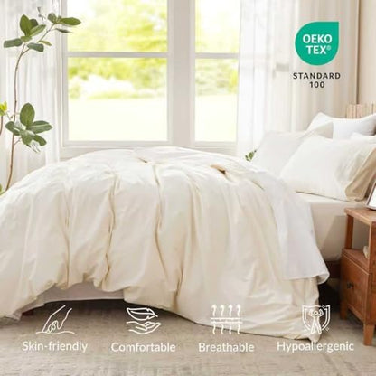 Duvet Cover Full Size,100% Egyptian Cotton Full Size Duvet Cover