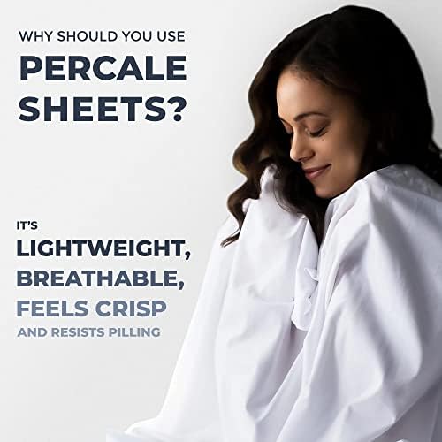 100% Cooling Tencel Sheets, 3Pc, White, TwinXL