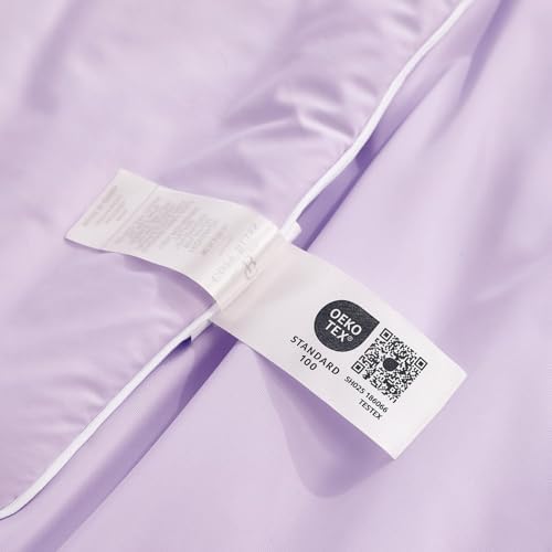 Cozy Bliss Cooling Comforter King XL Size, Cooling Blankets for Hot Sleepers and Night Sweats, Purple Summer Comforter for King XL Bed, Breathable Soft Lightweight Silk Smooth