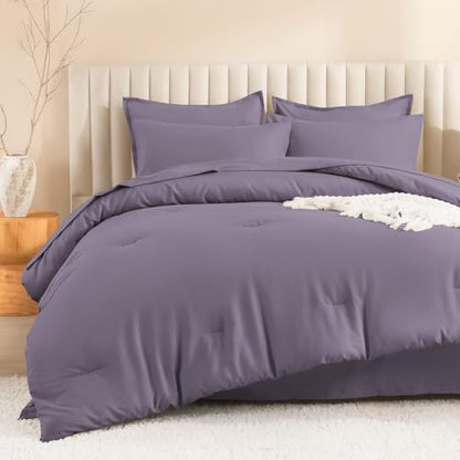 Litanika California King Comforter with Sheets - 7 Pcs Bed in a Bag