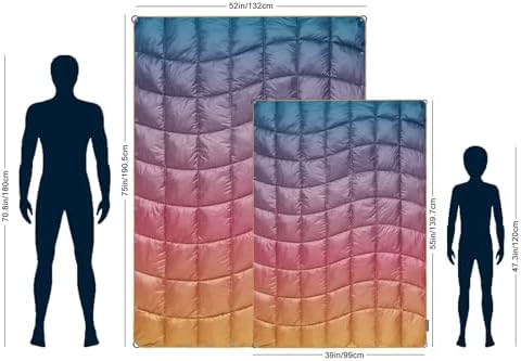 Camping Blanket Puffy Camp Blanket Mini Outdoor Blanket